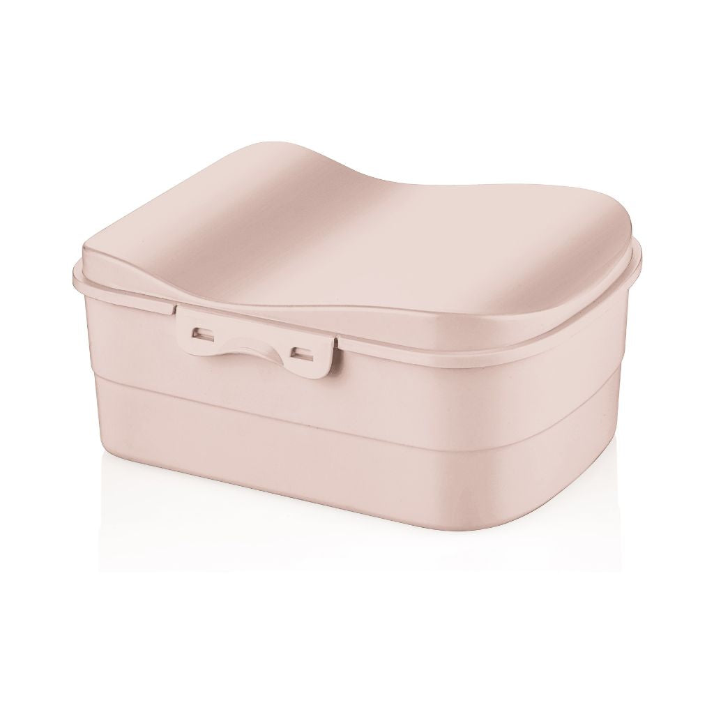 Luna Colored Lunch Box with Clip Locks
