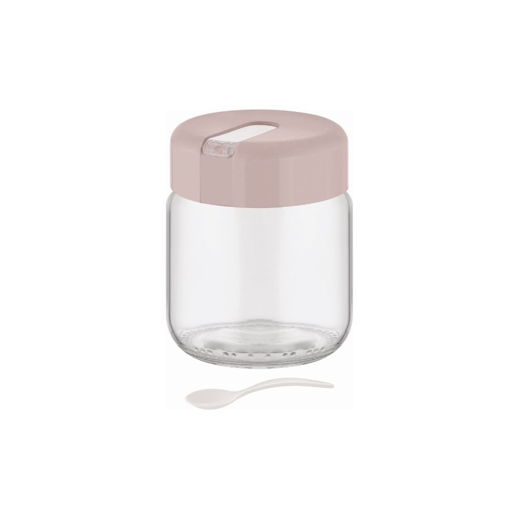 Fiesta Glass Jar With Spoon 210cc
